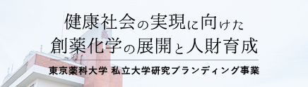 健康社会の実現に向けた創薬化学の展開と人財育成 東京薬科大学 私立大学研究ブランディング事業