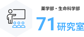 薬学部・生命科学部 71研究室