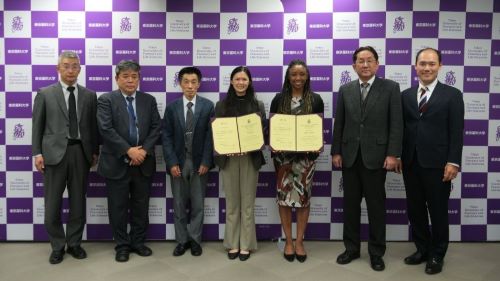 南カリフォルニア大学（USC）薬学生の本学研修修了式が行われました